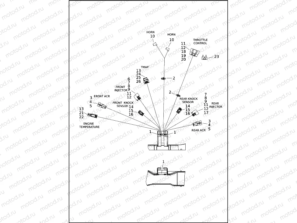 WIRING HARNESS, MAIN - FLRT (3 OF 9)