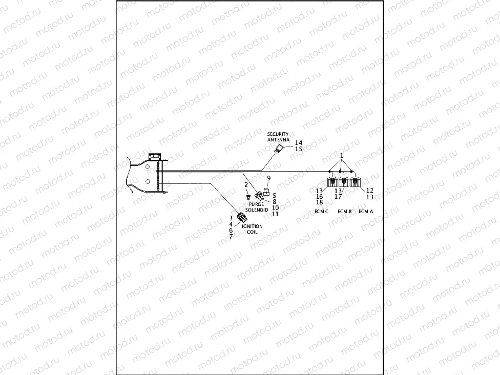 WIRING HARNESS, MAIN - FLRT (4 OF 8)