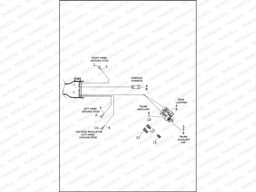 WIRING HARNESS, MAIN - FLRT (5 OF 10)