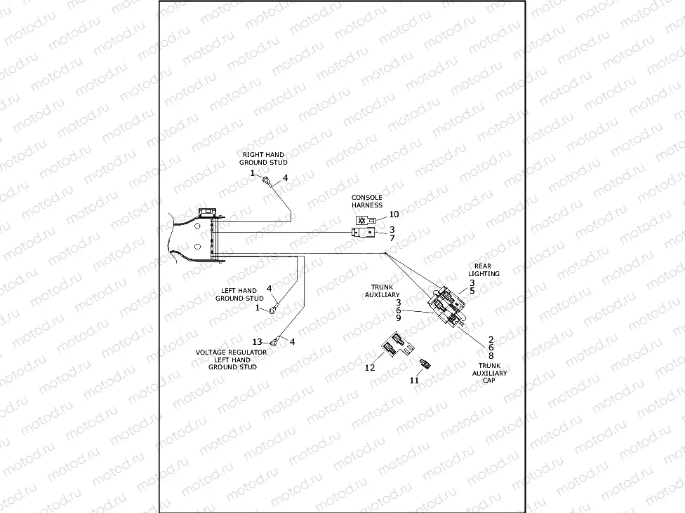 WIRING HARNESS, MAIN - FLRT (5 OF 9)