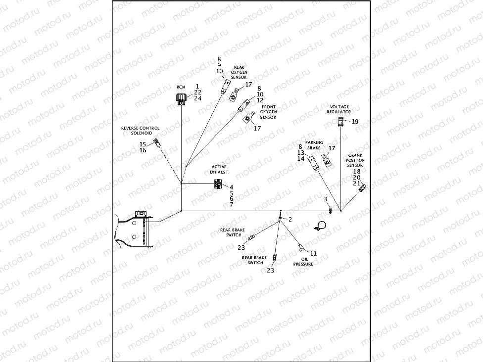 WIRING HARNESS, MAIN - FLRT (7 OF 8)