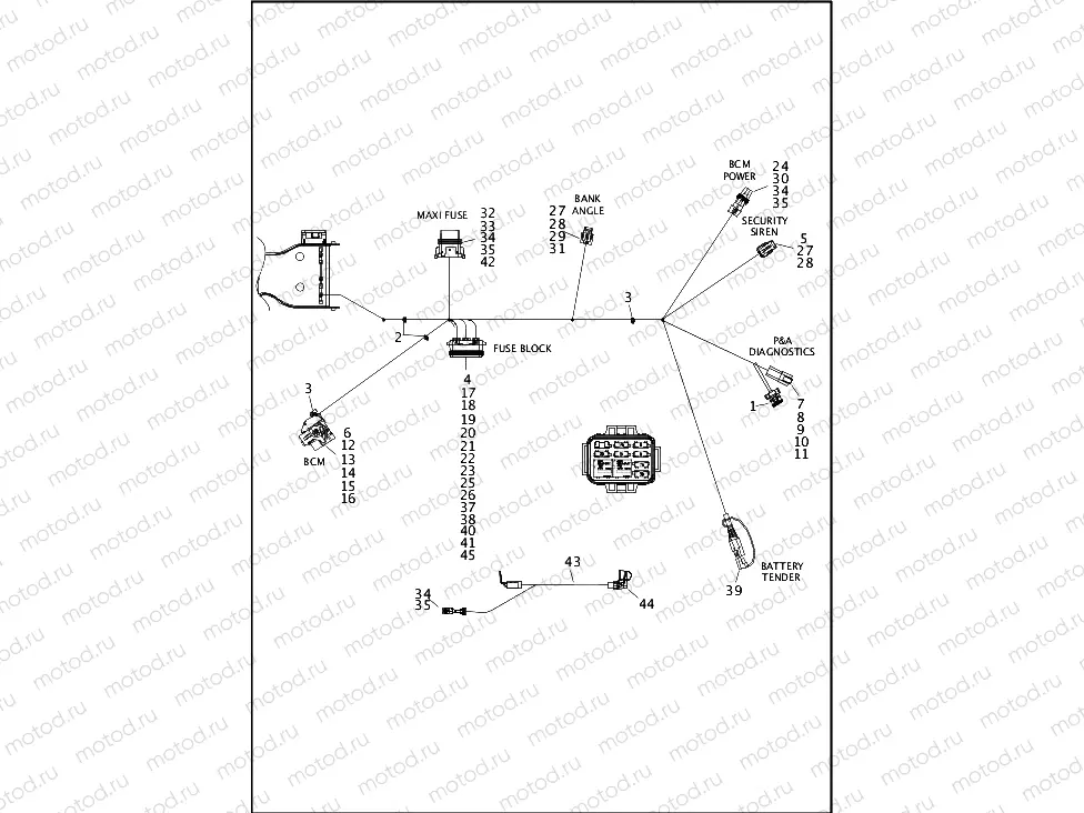 WIRING HARNESS, MAIN - FLRT (8 OF 8)