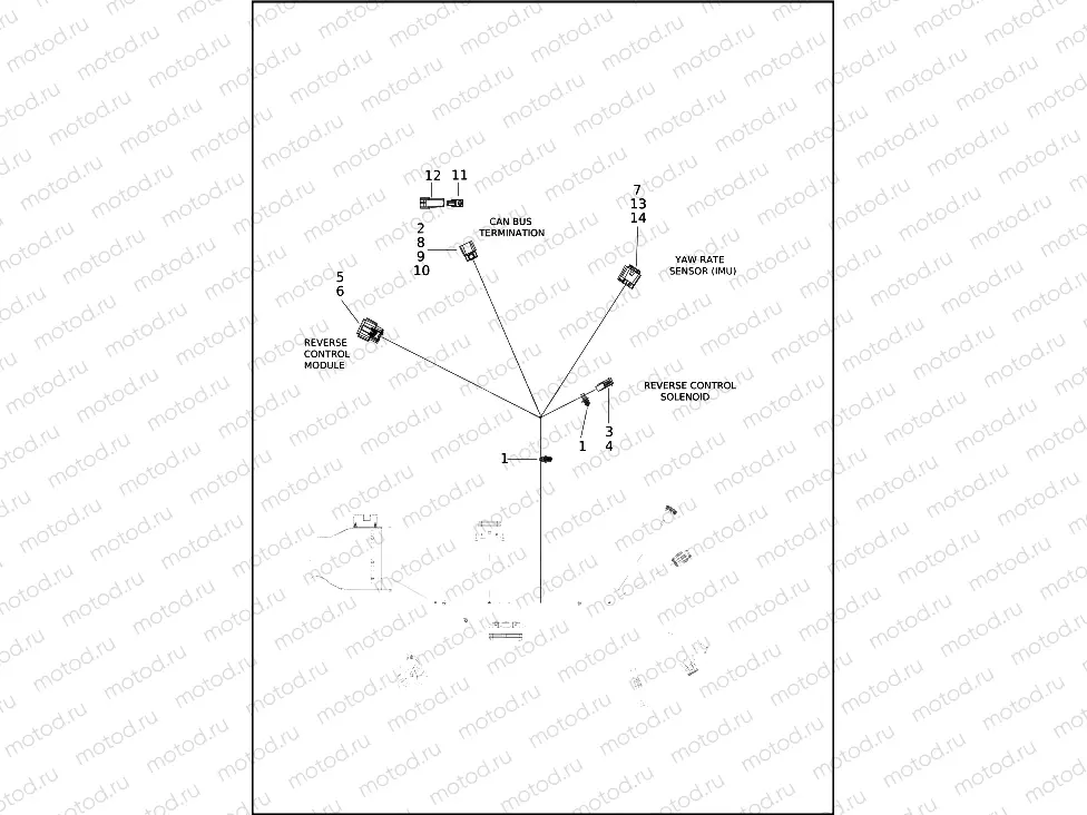 WIRING HARNESS, MAIN - FLRT (9 OF 9)