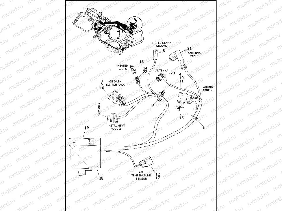 WIRING HARNESS, MAIN - FLTRK (1 OF 10)