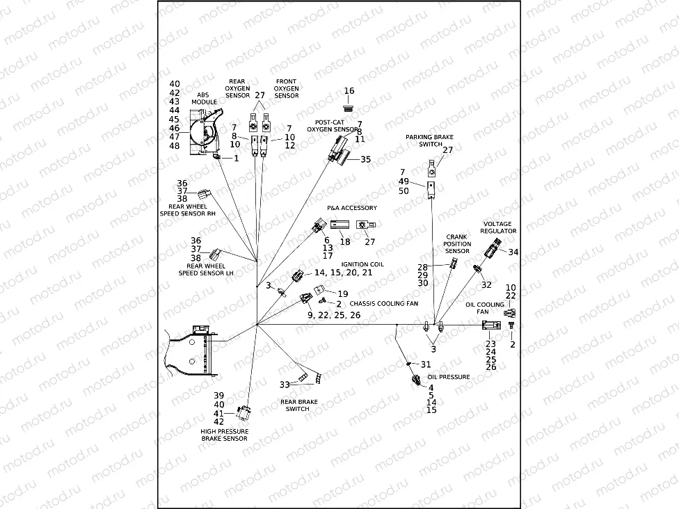 WIRING HARNESS, MAIN - FLTRT (7 OF 9)