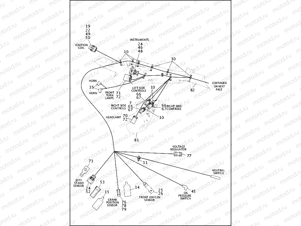 WIRING HARNESS, MAIN, KEYLESS, NON-ABS (1 OF 4)