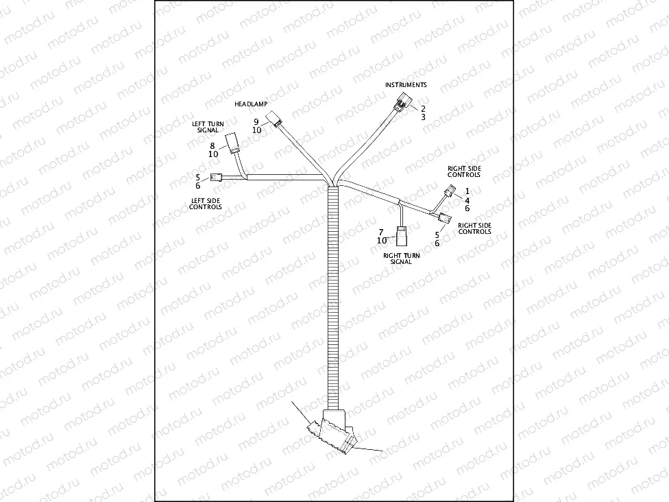 WIRING HARNESS, MAIN, NON-ABS (1 OF 6)