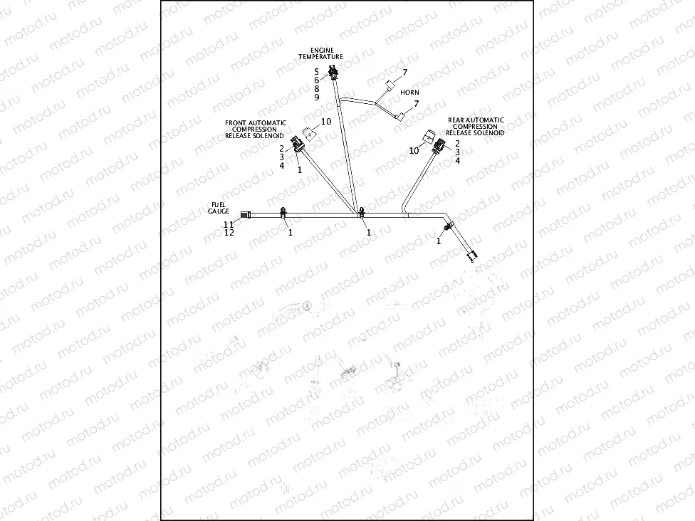WIRING HARNESS, MAIN, NON-ABS (7 OF 7)