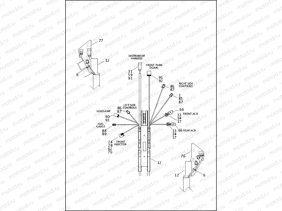 WIRING HARNESS, MAIN, NON-ABS - FLS (1 OF 5)
