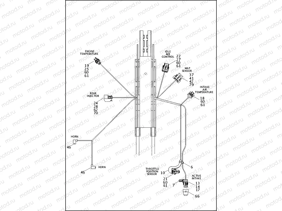 WIRING HARNESS, MAIN, NON-ABS - FLS (2 OF 5)