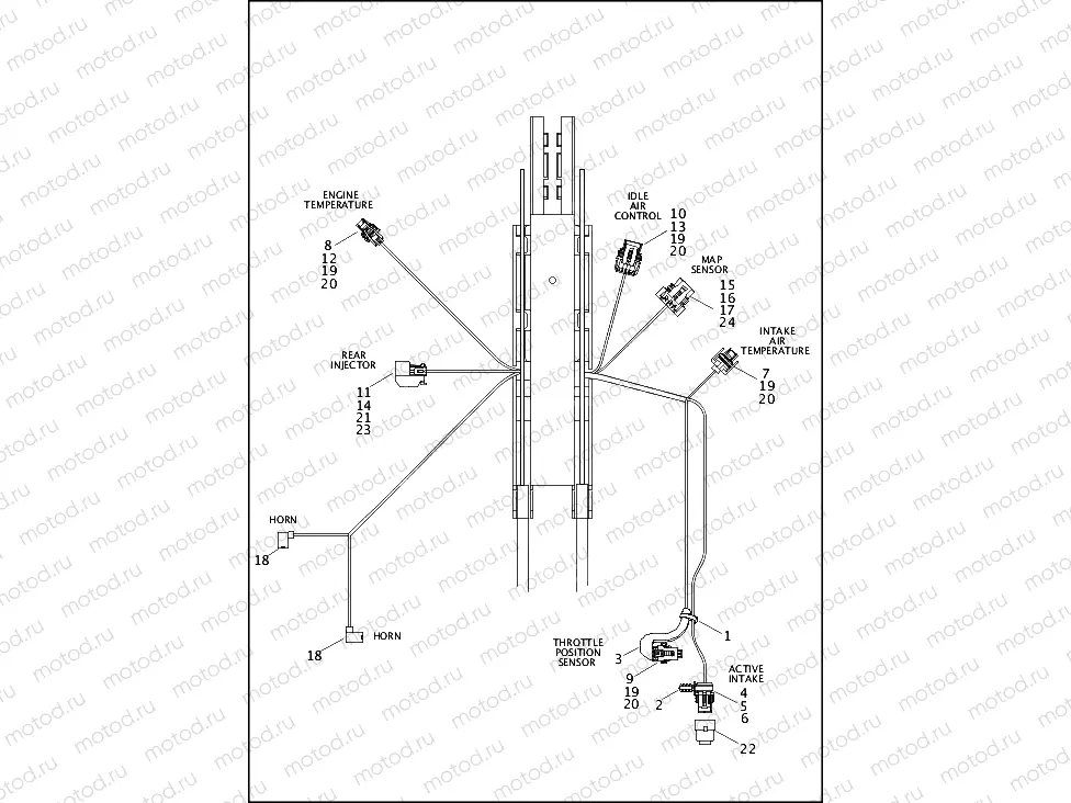 WIRING HARNESS, MAIN, NON-ABS - FLS (2 OF 5)