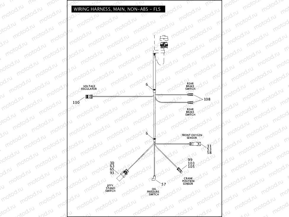 WIRING HARNESS, MAIN, NON-ABS - FLS (5 OF 5)