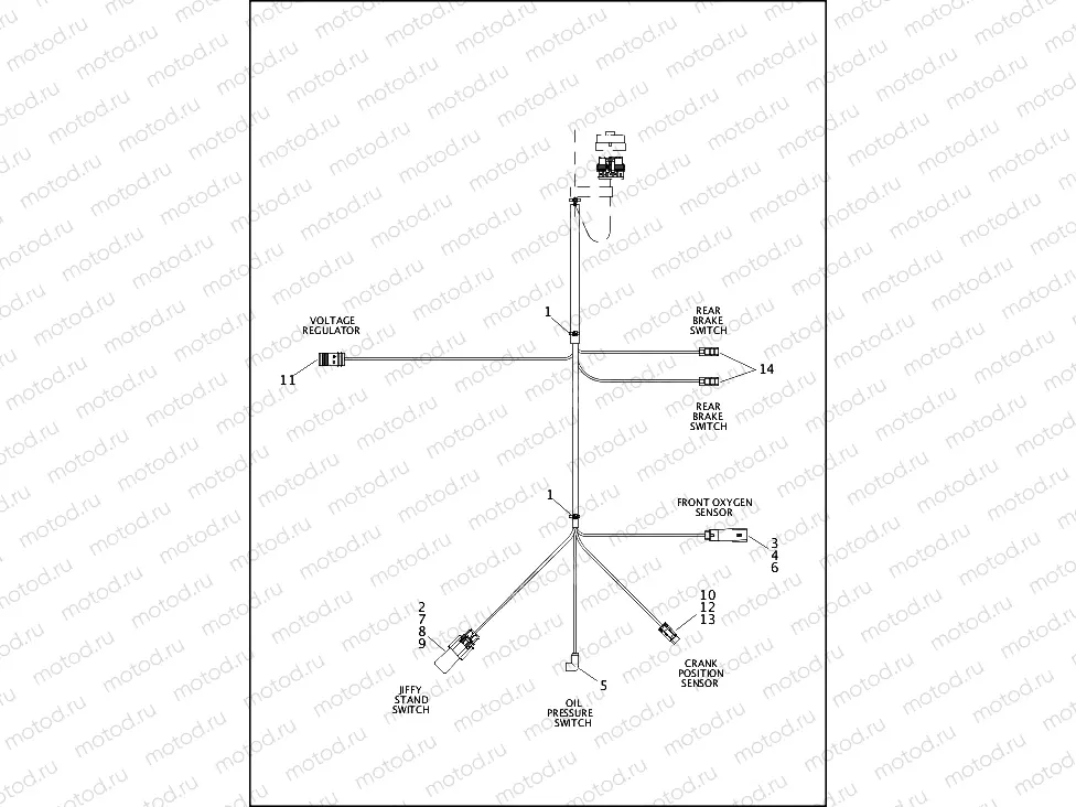 WIRING HARNESS, MAIN, NON-ABS - FLS (5 OF 5)