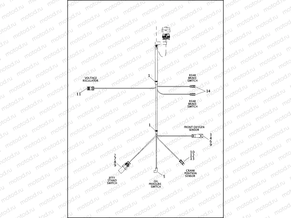 WIRING HARNESS, MAIN, NON-ABS - FLS (5 OF 5)