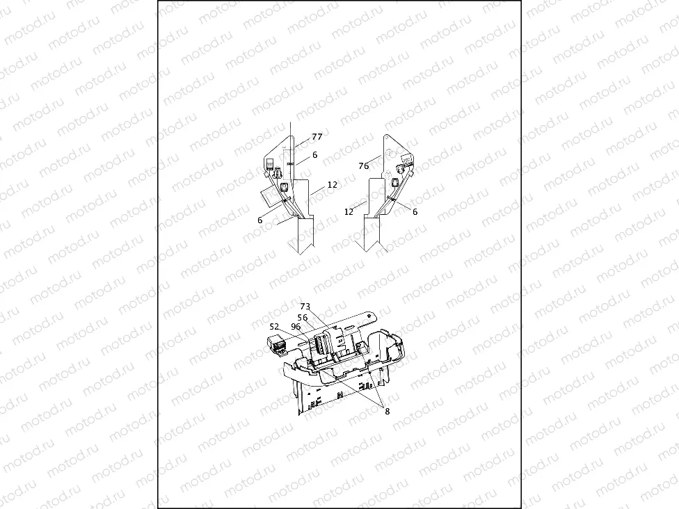 WIRING HARNESS, MAIN, NON-ABS - FLSTC, FLSTF, FLSTN & FLSTFB (6 OF 6)