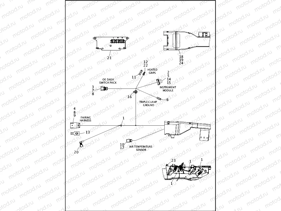 WIRING HARNESS, MAIN, NON-ABS - FLTRX (1 OF 8)