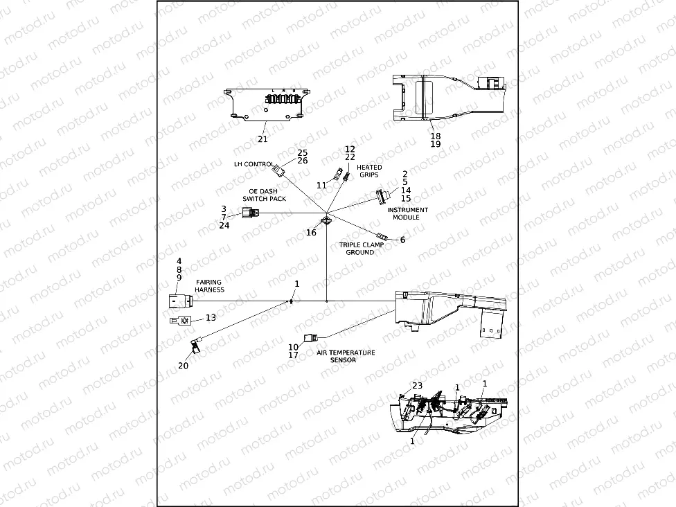 WIRING HARNESS, MAIN, NON-ABS - FLTRX (1 OF 8)