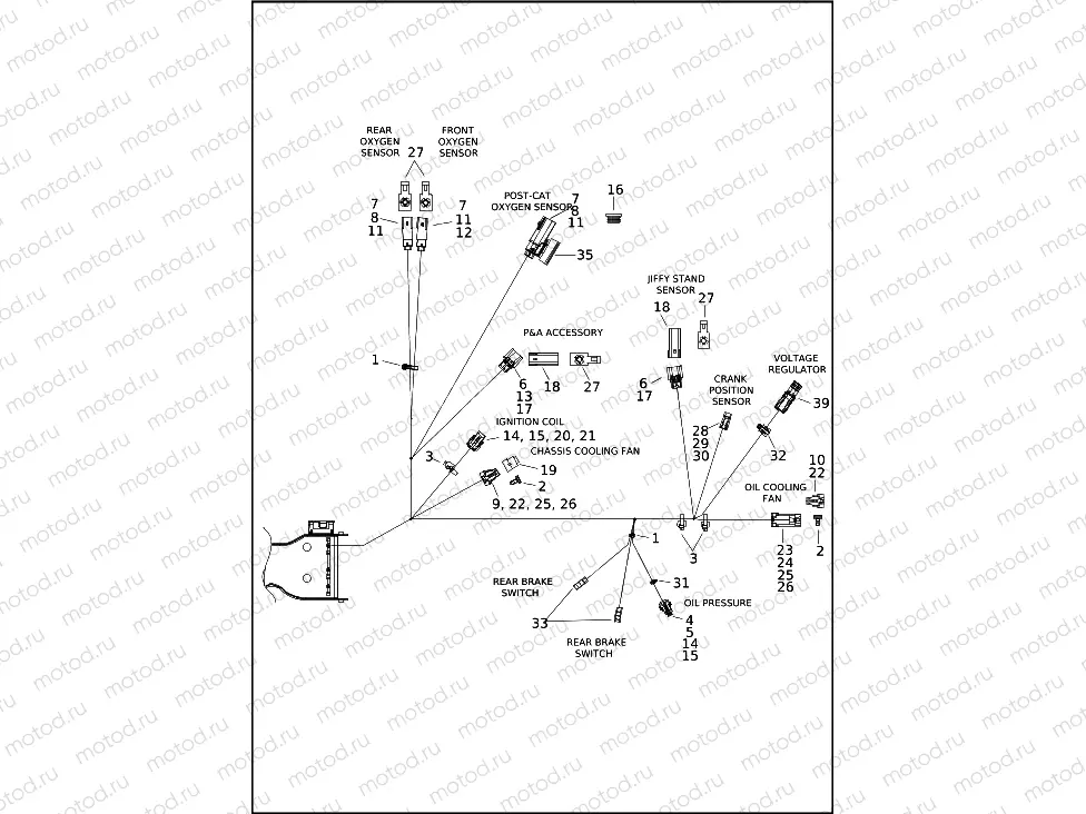 WIRING HARNESS, MAIN, NON-ABS - FLTRX (7 OF 8)