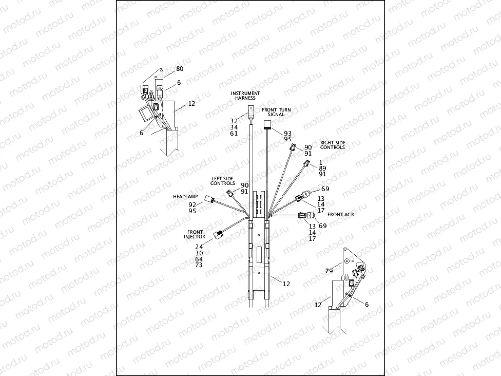 WIRING HARNESS, MAIN, NON-ABS - FXS (1 OF 5)