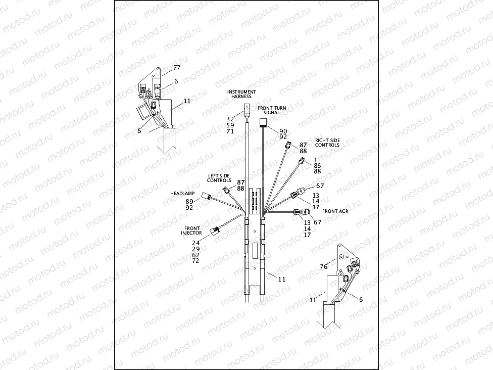 WIRING HARNESS, MAIN, NON-ABS - FXSB (1 OF 5)