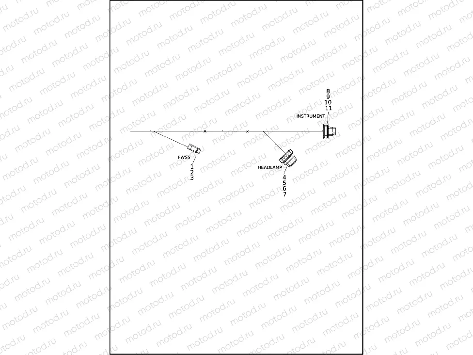 WIRING HARNESS, MAIN RH975 (4 OF 6)
