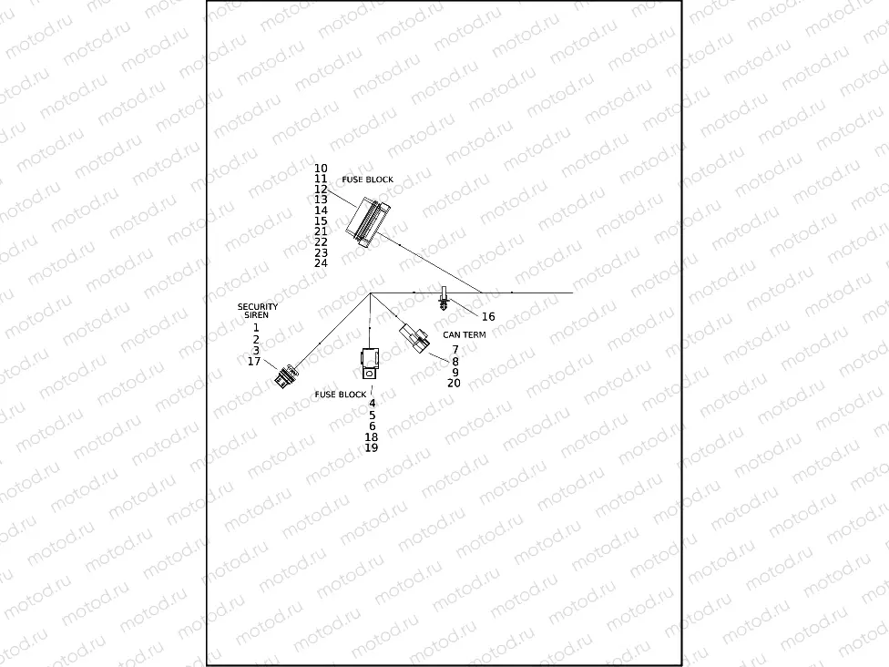 WIRING HARNESS, MAIN RH975 (6 OF 6)