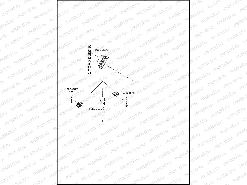 WIRING HARNESS, MAIN RH975 (6 OF 6)
