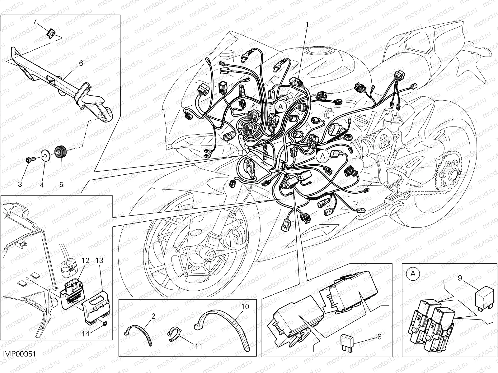 WIRING HARNESS [MOD:1299S]