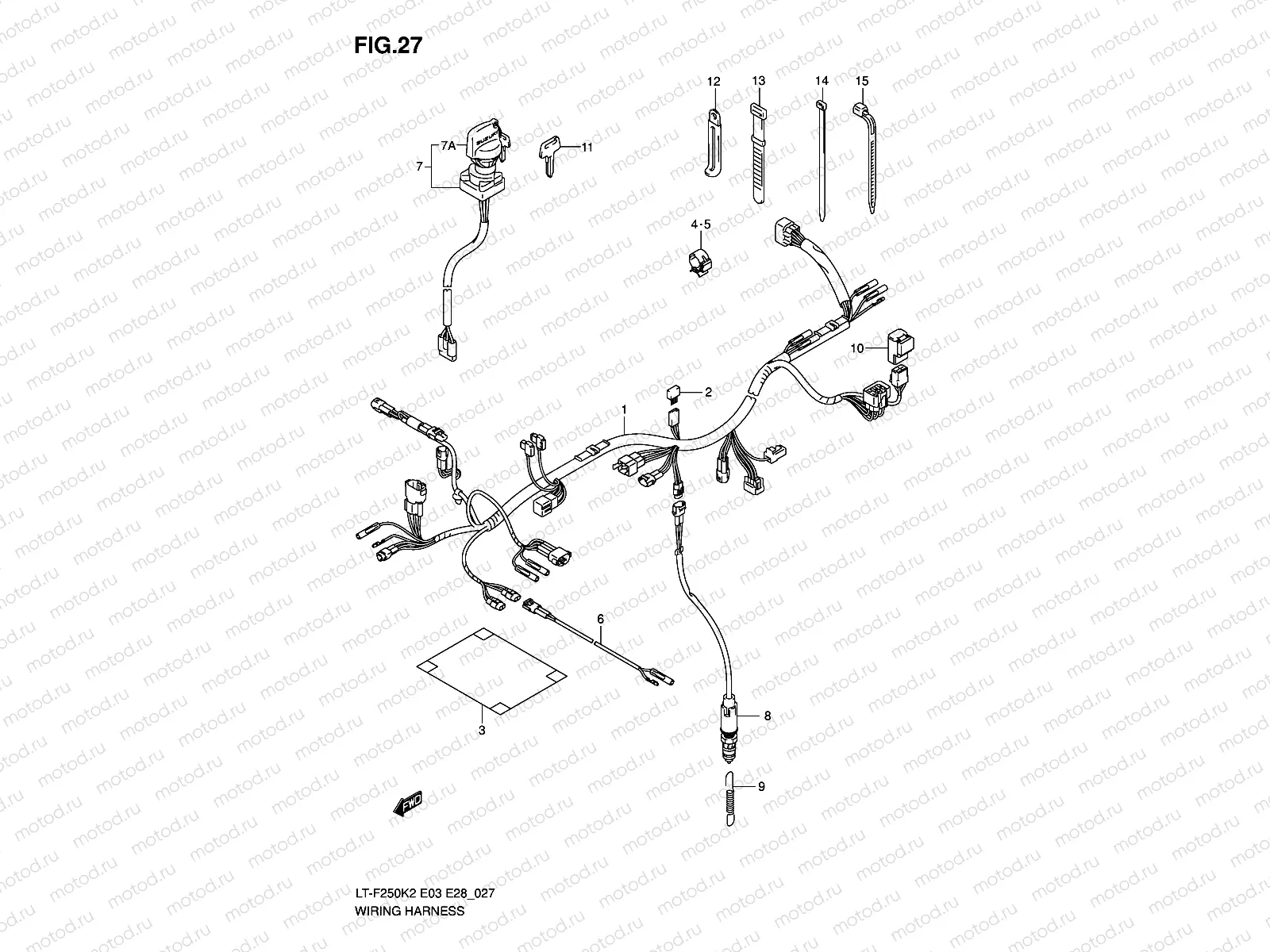WIRING HARNESS (MODEL K2/K3/K4)