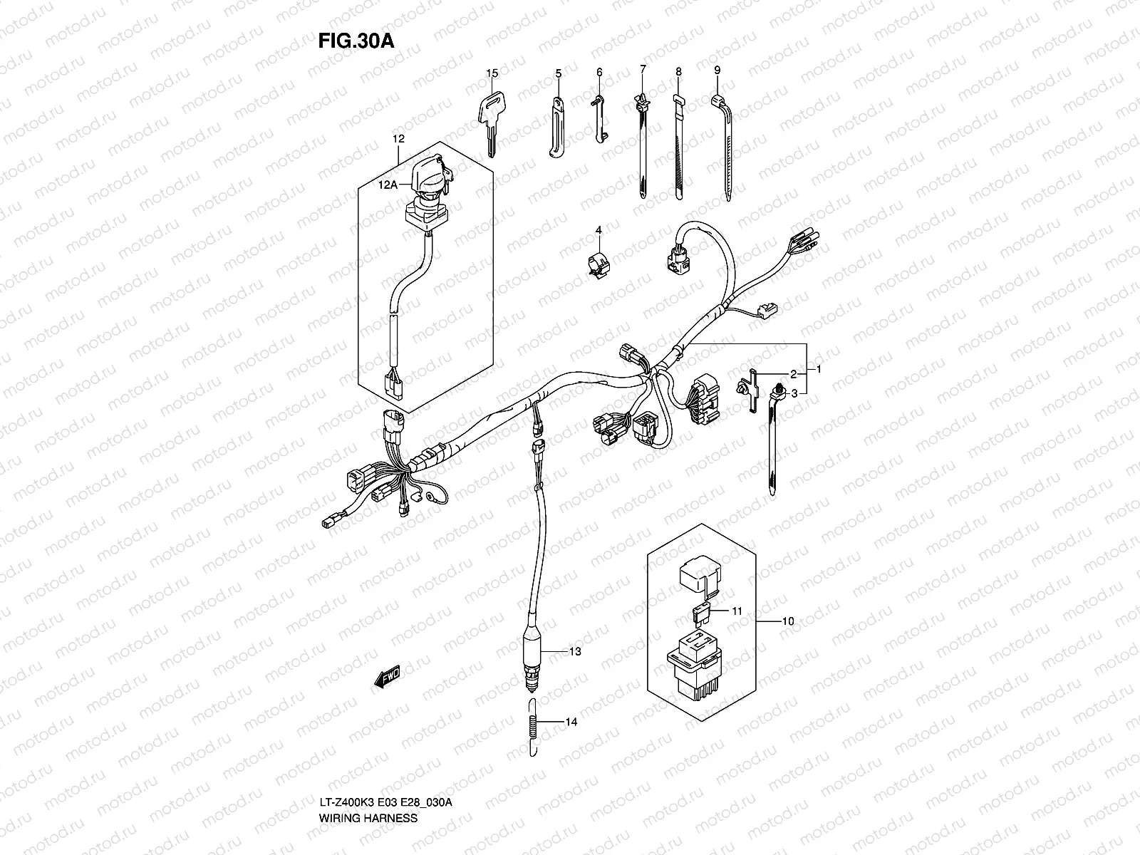 WIRING HARNESS (MODEL K4)