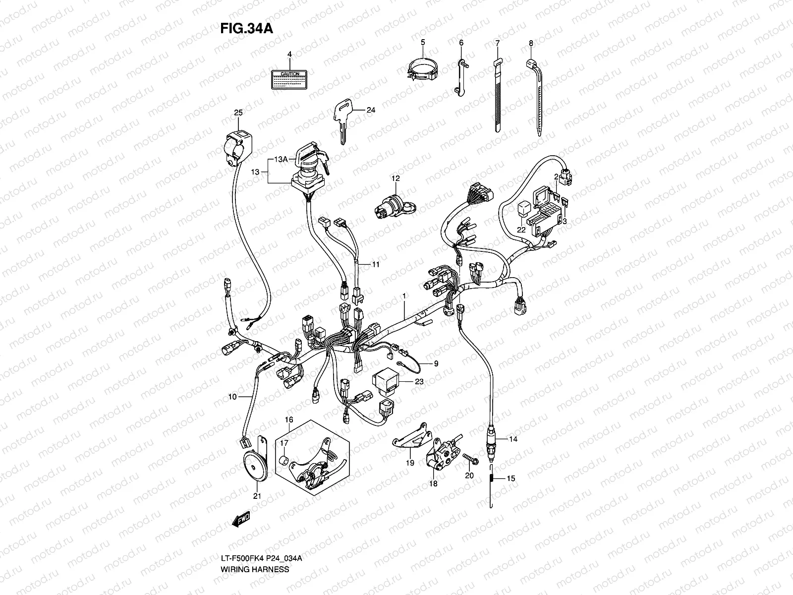 WIRING HARNESS (MODEL K6/K7)
