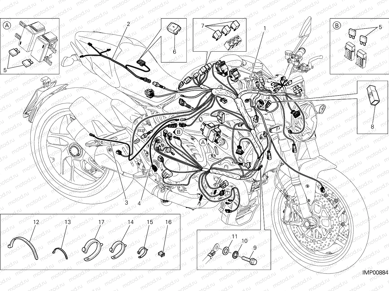 WIRING HARNESS [MOD:M 1200]