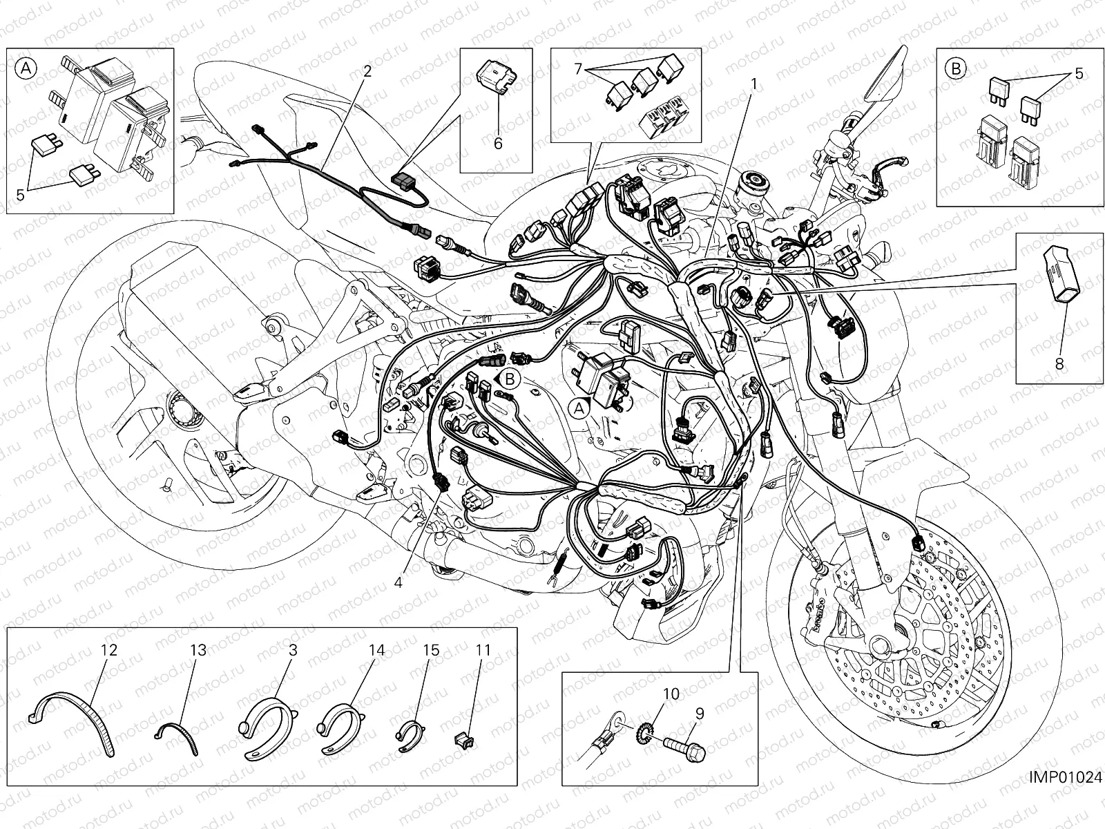 WIRING HARNESS [MOD:M 1200S]