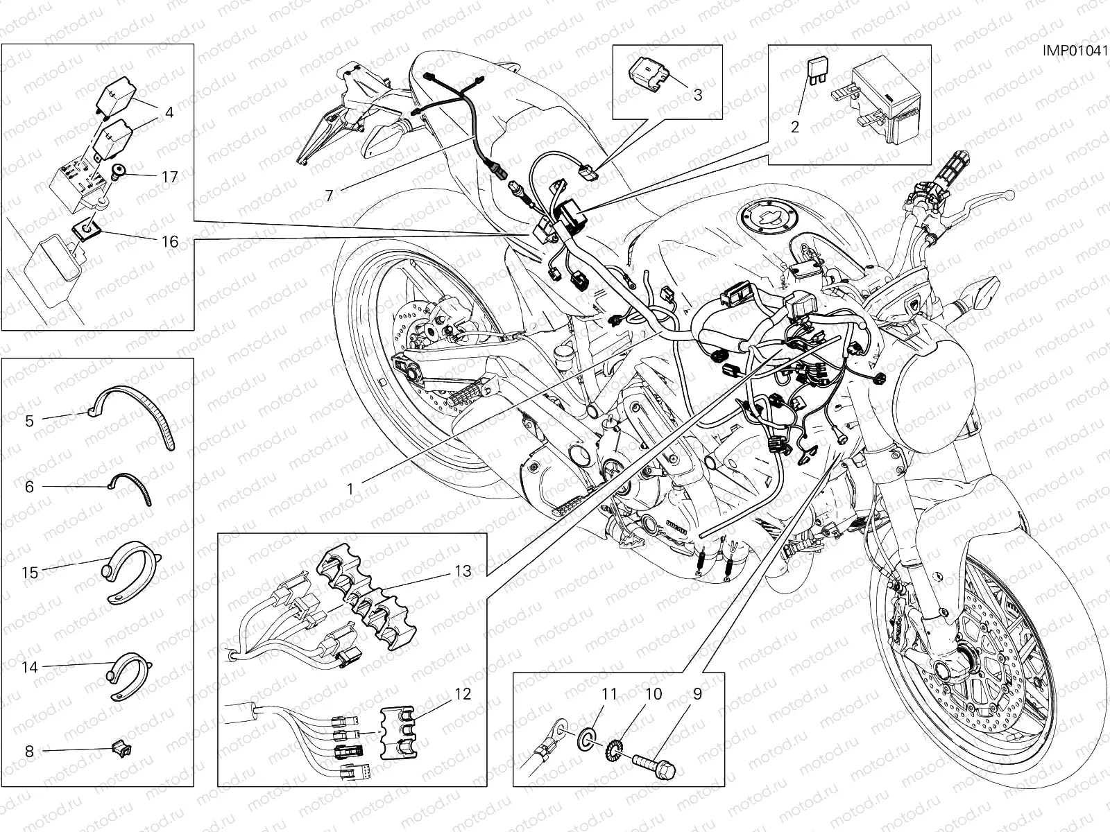 WIRING HARNESS [MOD:M 797]