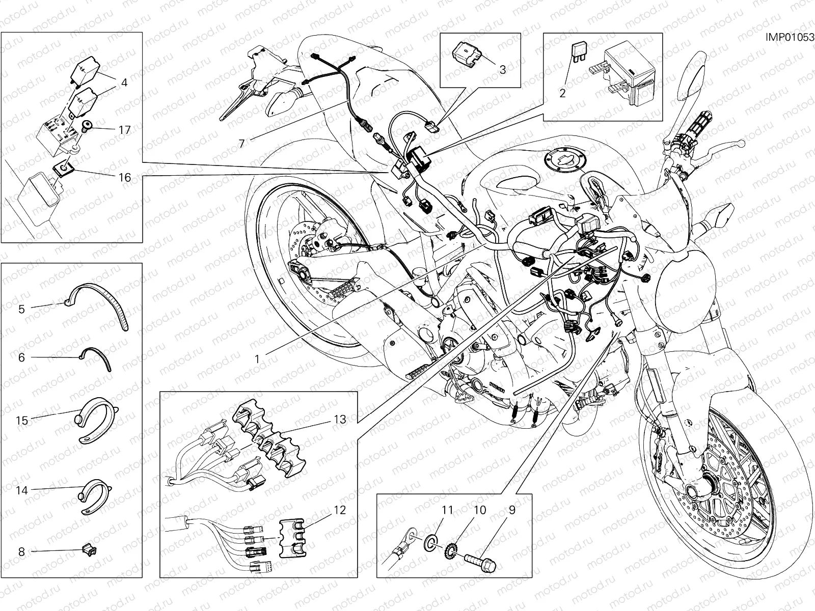 WIRING HARNESS [MOD:M 797+]
