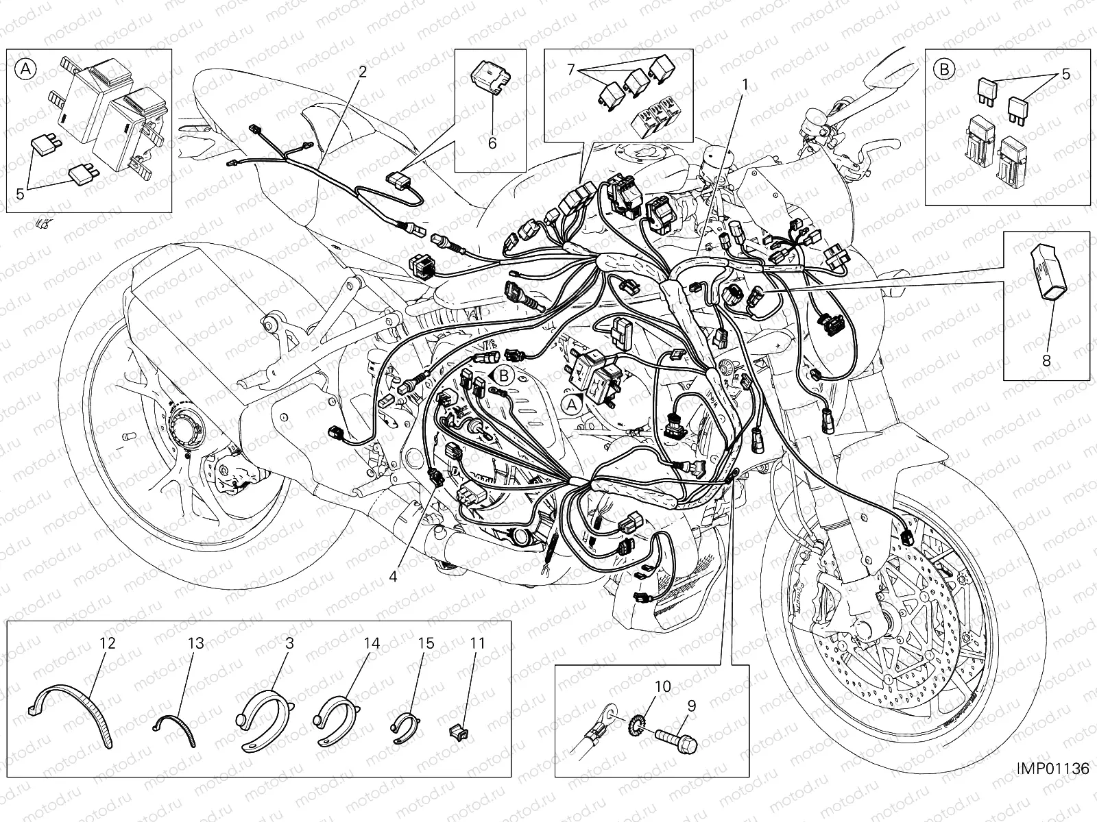 WIRING HARNESS [MOD:M1200S25]