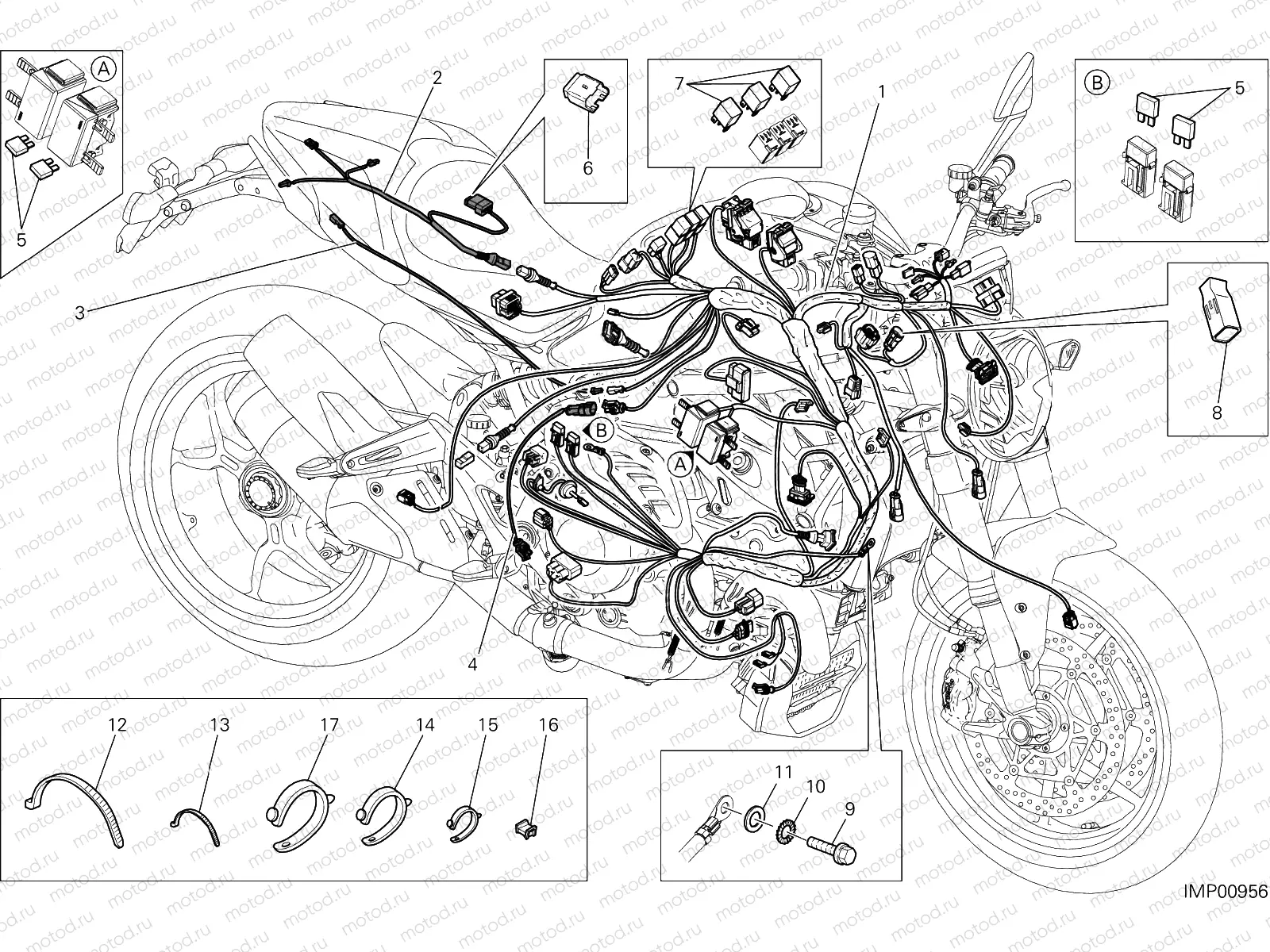 WIRING HARNESS [MOD:M1200STR]