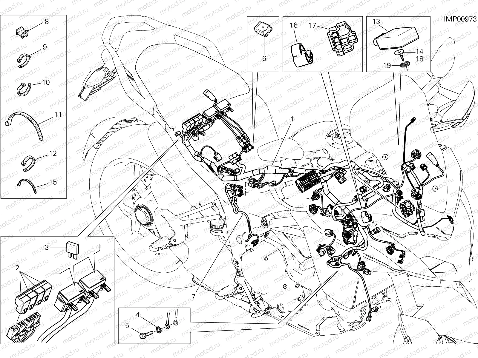 WIRING HARNESS [MOD:MS1200PP]