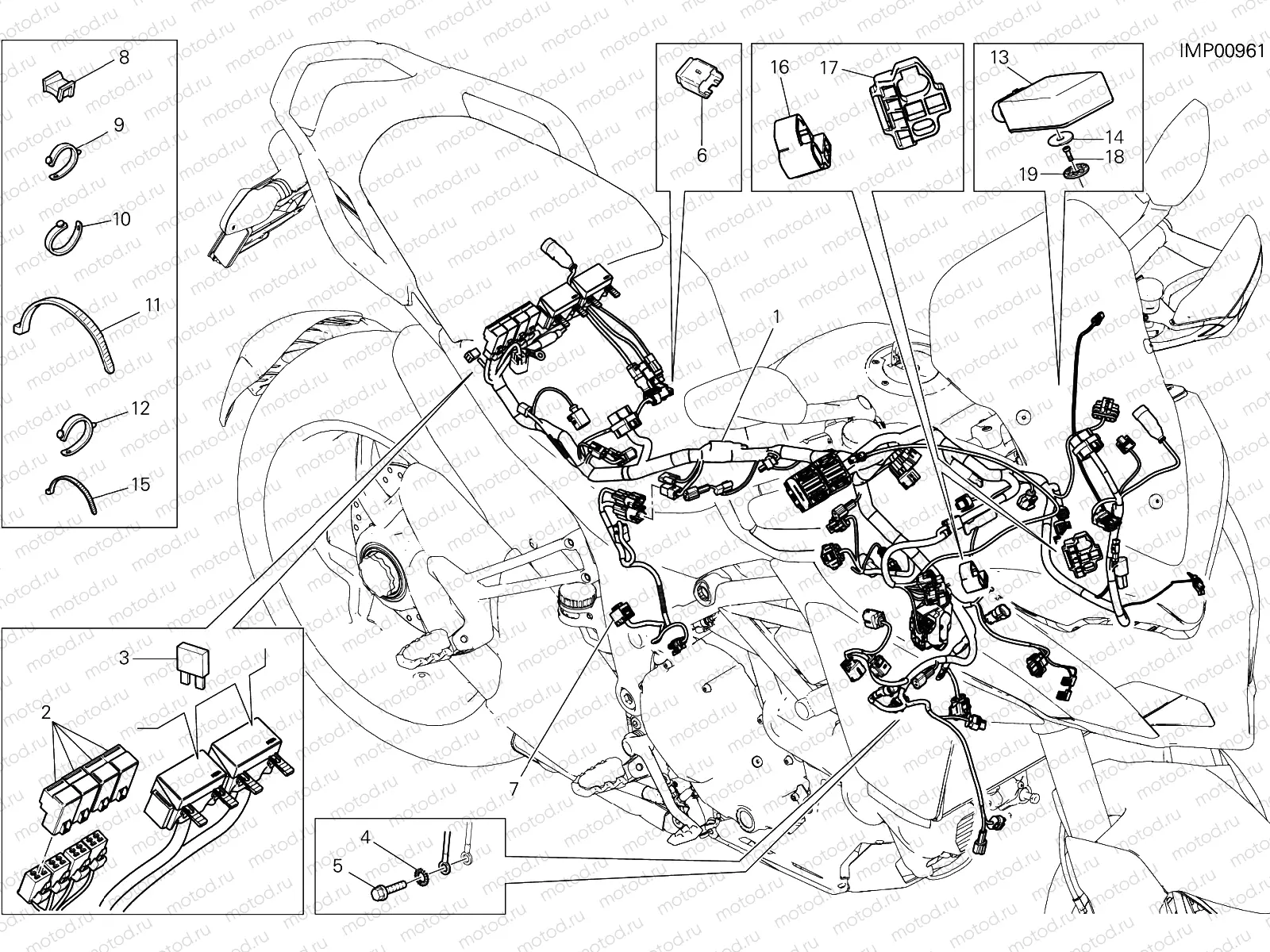 WIRING HARNESS [MOD:MS1200S]