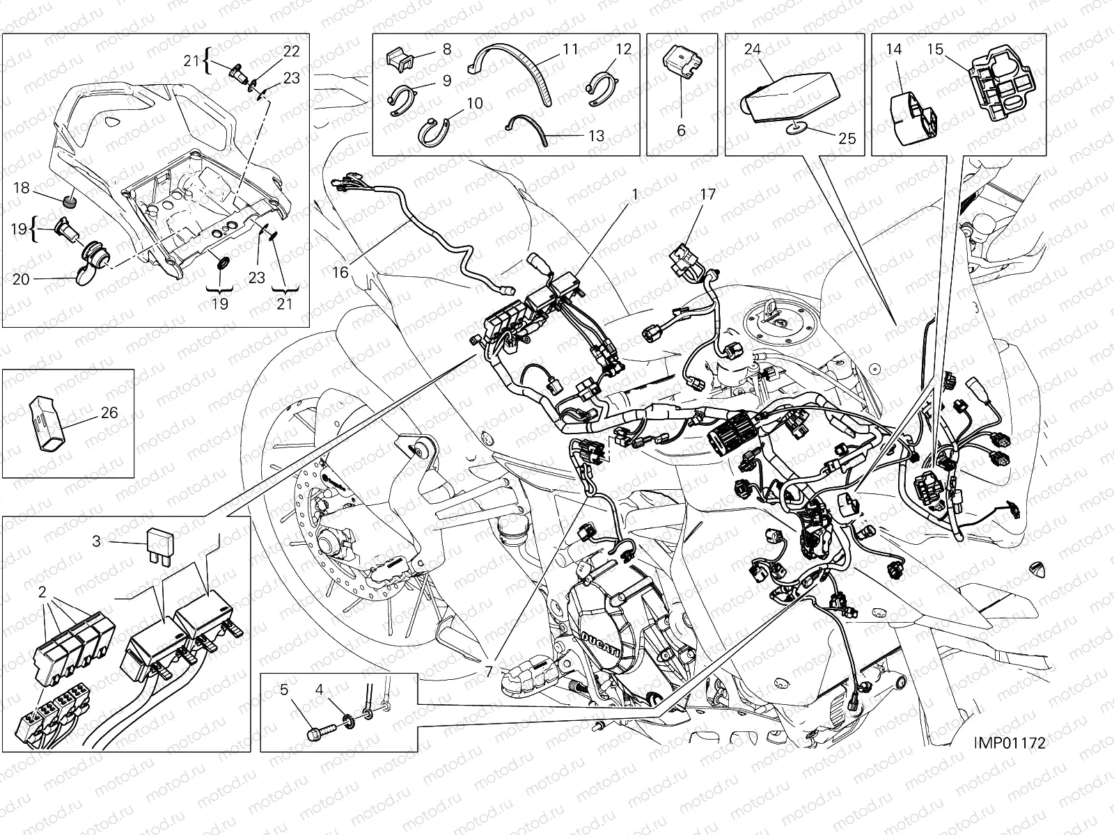 WIRING HARNESS [MOD:MS1260E]