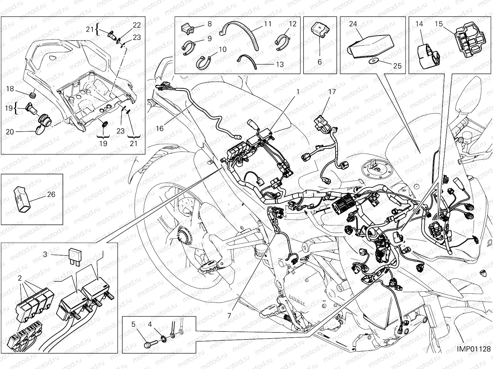 WIRING HARNESS [MOD:MS1260PP;XST:AUS,BLG,EUR,GSO,JAP,ROK,TWN]