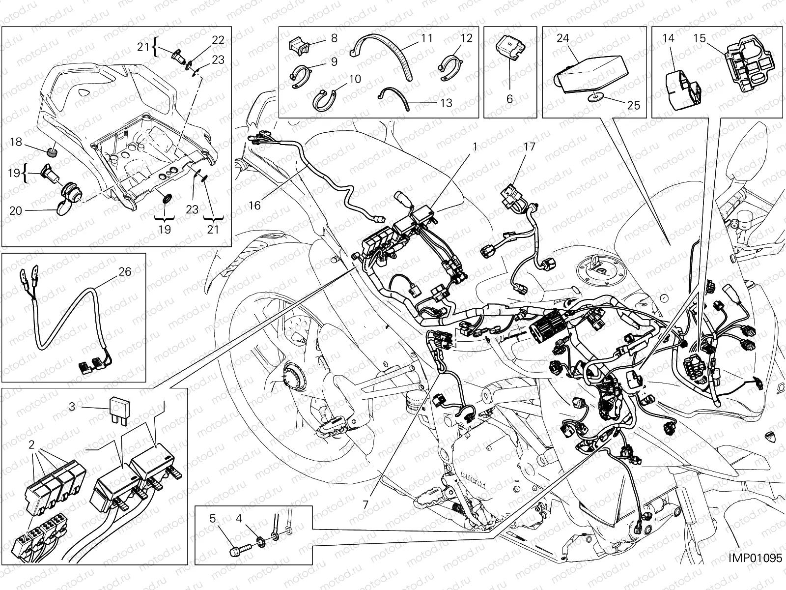 WIRING HARNESS [MOD:MS1260S]
