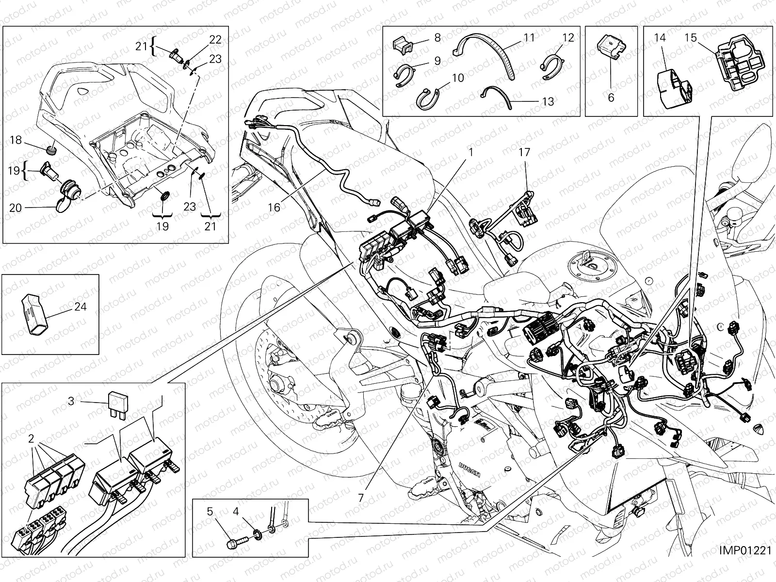 WIRING HARNESS [MOD:MS950S]