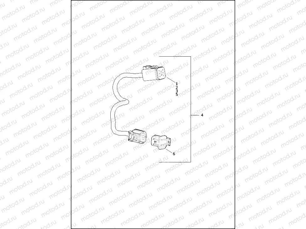 WIRING HARNESS, ON BOARD DIAGNOSTICS (OBD) JUMPER (CHINA ONLY)