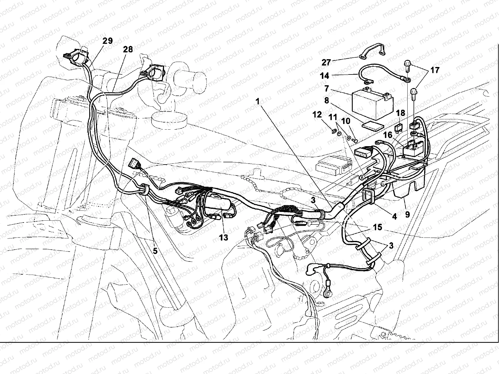 WIRING HARNESS (TC EU / SMR-TE USA)