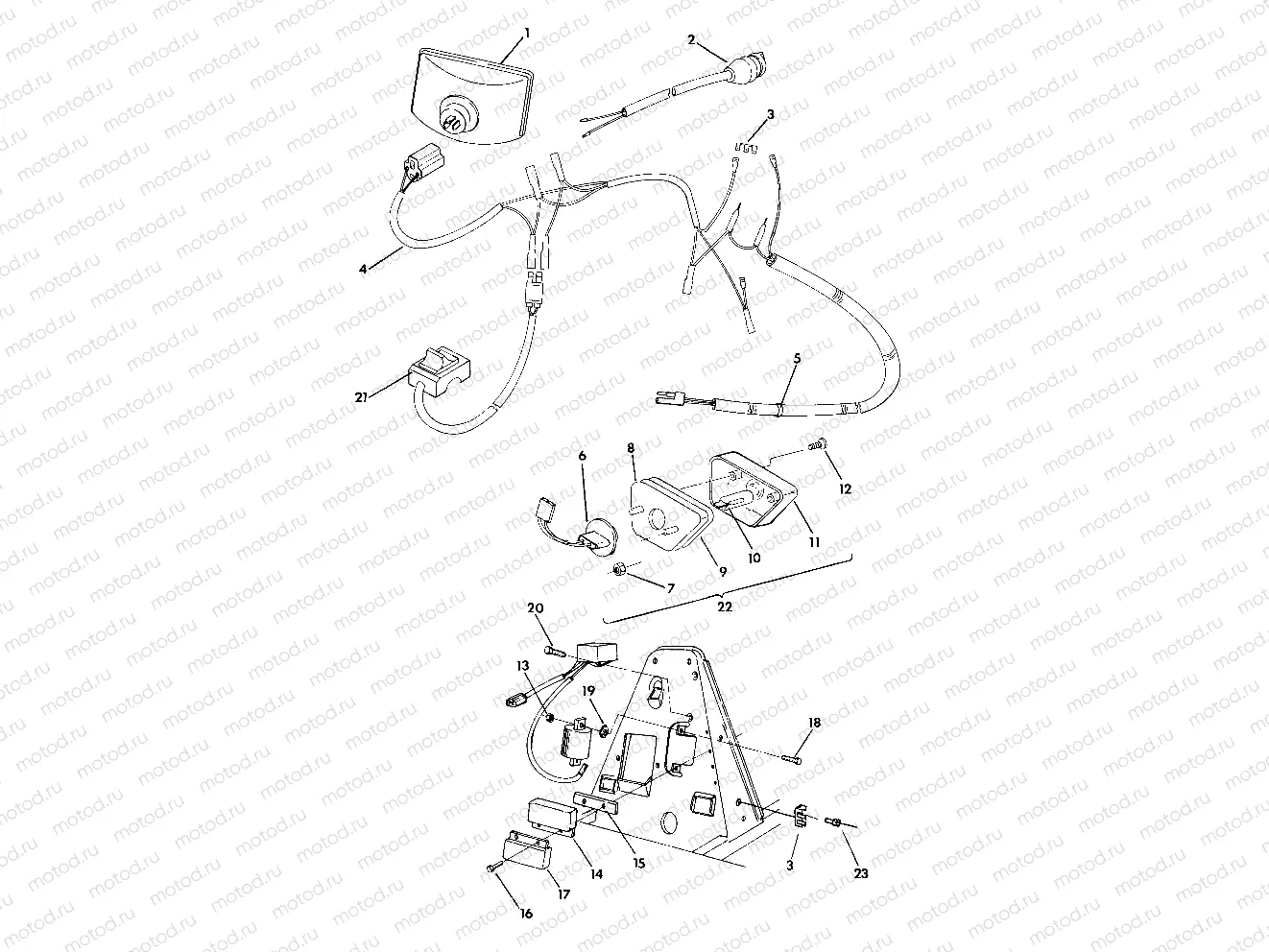 Wiring Harness Updated 5/90 (4918411841027A) | Wiring Harness Updated 5/90 (4918411841027A)