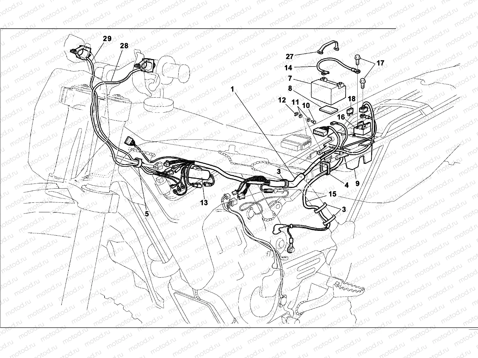 WIRING HARNESS (USA)