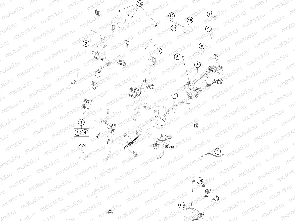 WIRING HARNESS|Frame|11