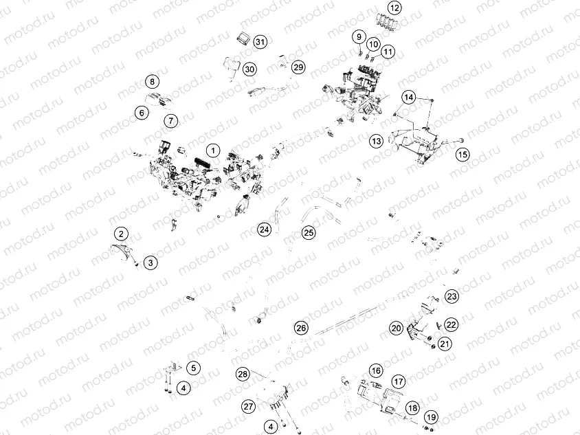 WIRING HARNESS|Frame|11