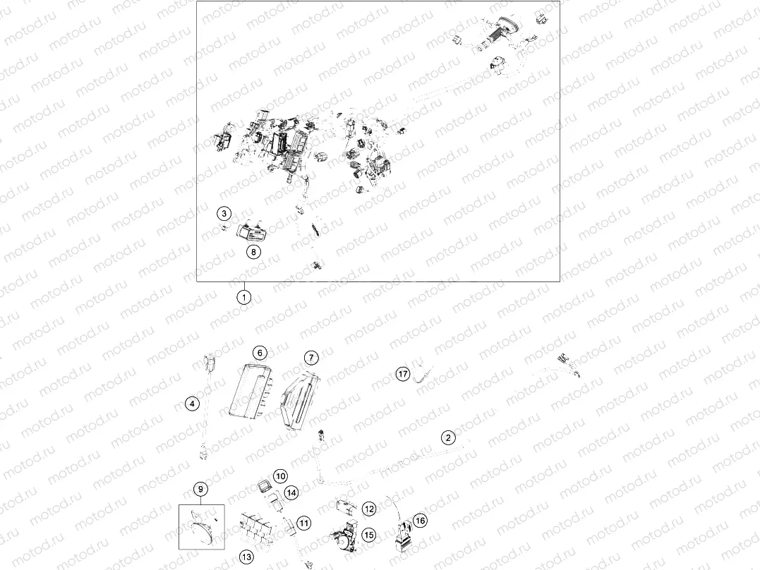 WIRING HARNESS|Frame|11